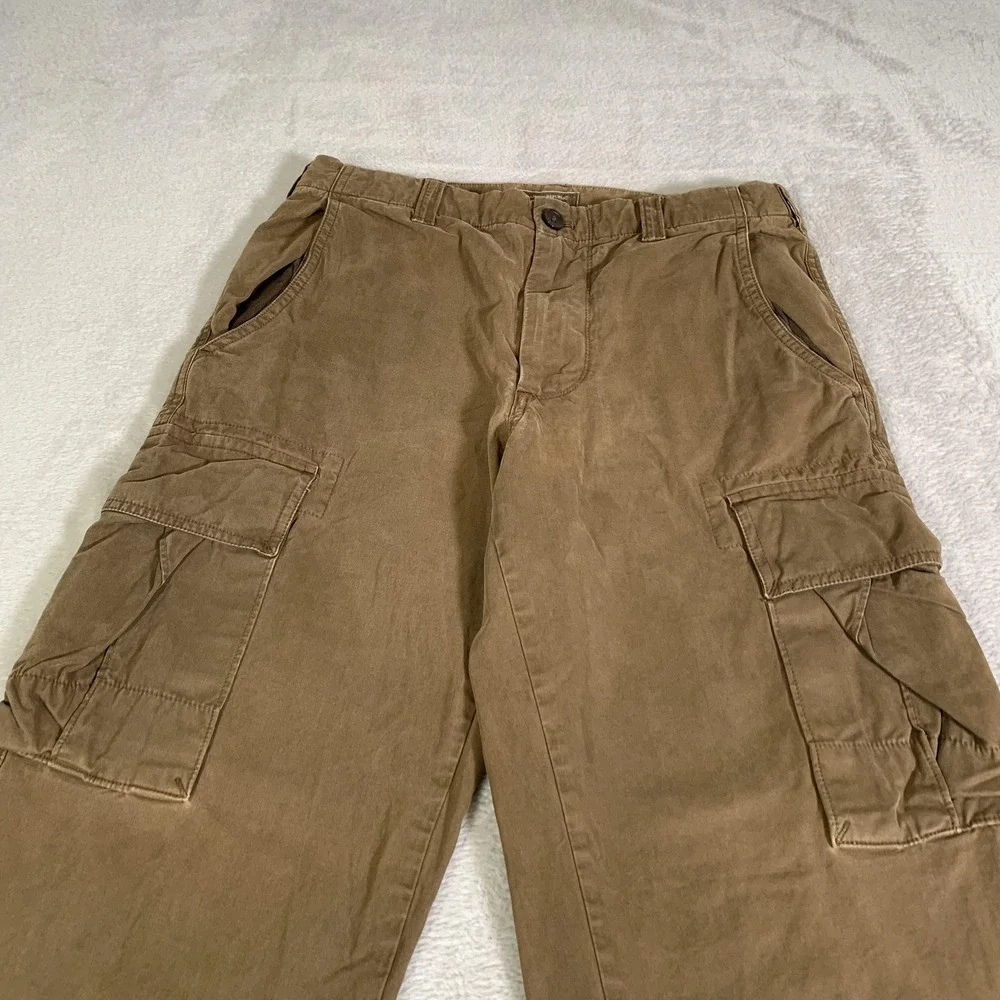 Banana Republic Pants Mens 29x30 Brown Garment Dye Cargo Paratrooper Y2K